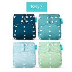 pañal de tela happy flute® talle Único + absorbente de bambú bk23