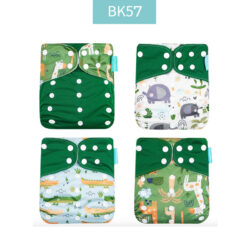 pañal de tela happy flute® talle Único + absorbente de bambú bk57