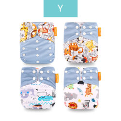 pañal de tela happy flute® talle Único + absorbente de bambú y