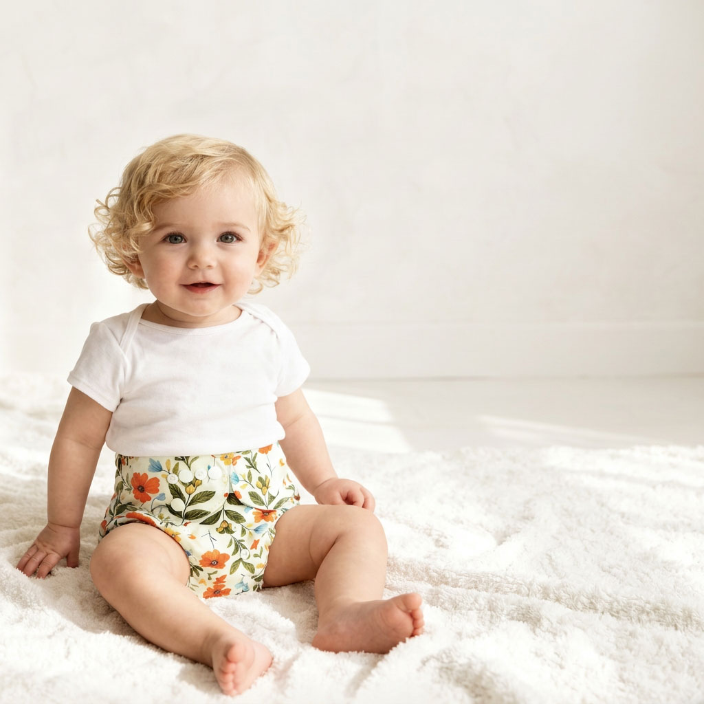 pañal de tela happy flute con absorbente de bambú